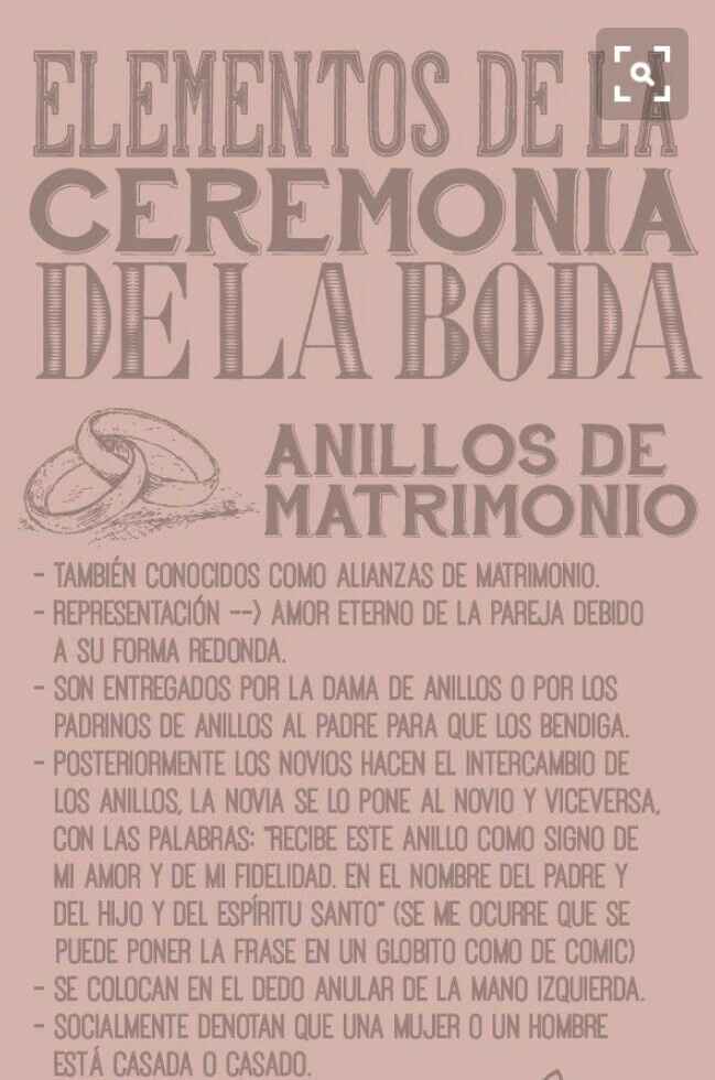 Significado de los elementos de la ceremonia - 1