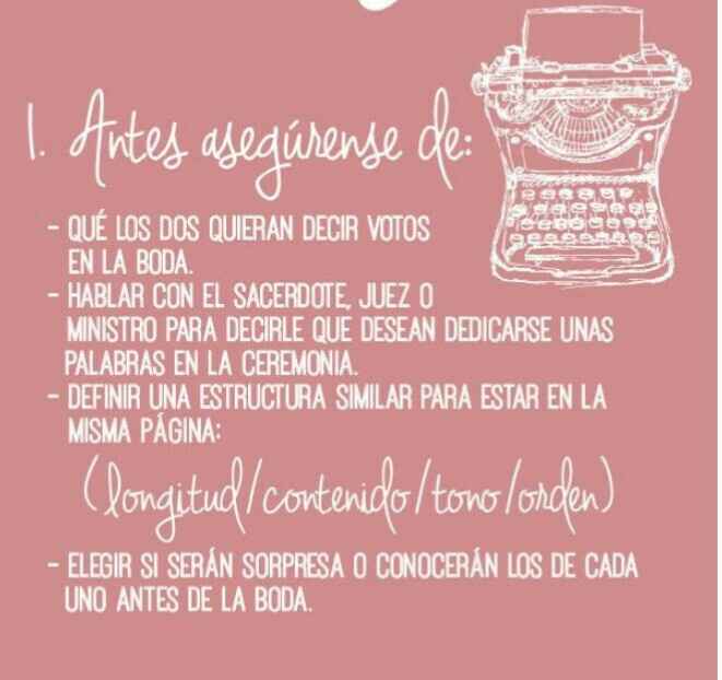 Pasos para escribir los votos - 2