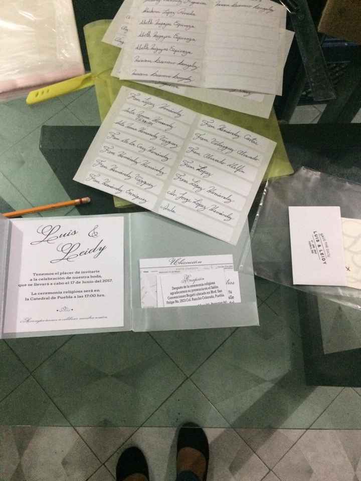 Nuestras invitaciones!!! a 2 meses 🔖💒🏛 - 1
