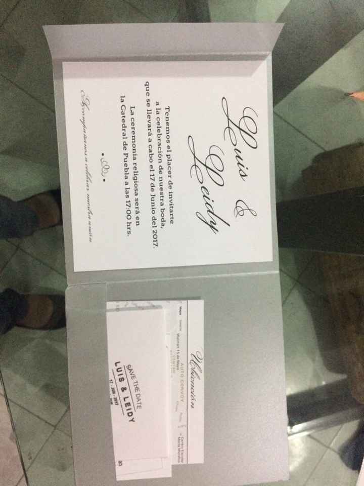 Nuestras invitaciones!!! a 2 meses 🔖💒🏛 - 2
