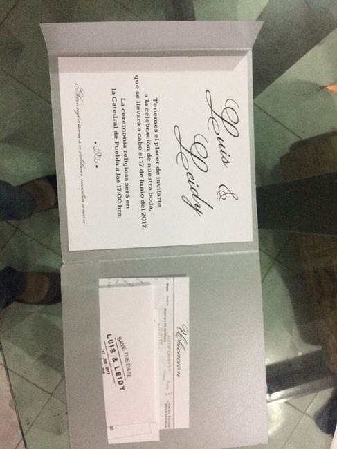 Nuestras invitaciones!!! a 2 meses 🔖💒🏛 - 2