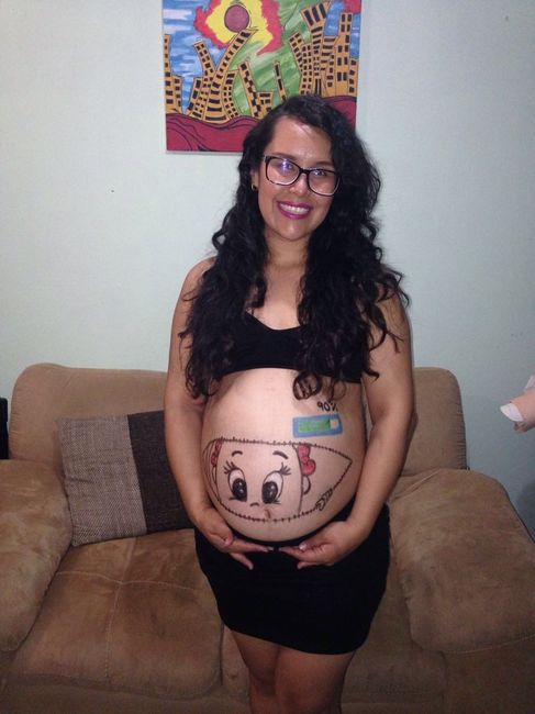 TAMBIÉN ME PINTÓ LA PANZA DE MI NIÑA