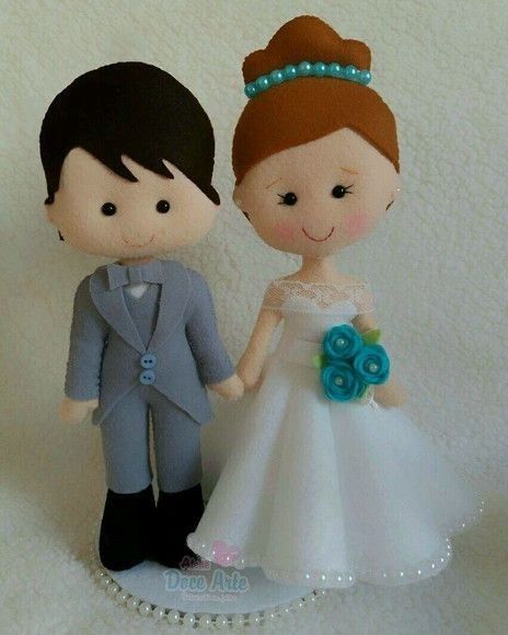 Novios de fieltro 6