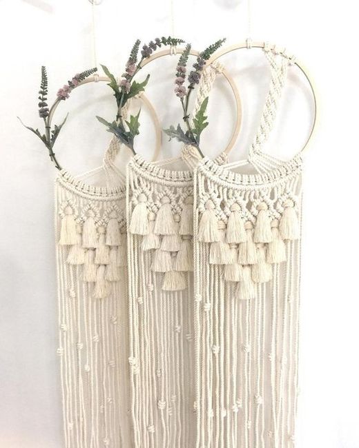 Detalles para boda con macramé 3
