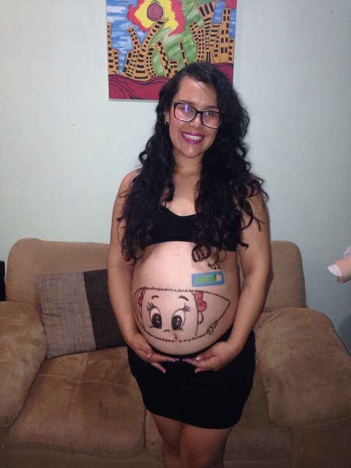 TAMBIÉN ME PINTÓ LA PANZA DE MI NIÑA