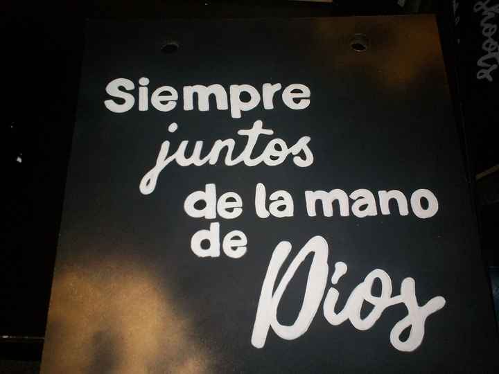 Letrero misa