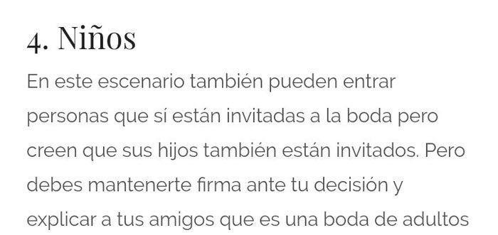 ¿si o no? niños en bodas - 1