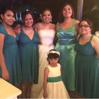 Estres total!! error de costura en el vestido de mis damas - 1