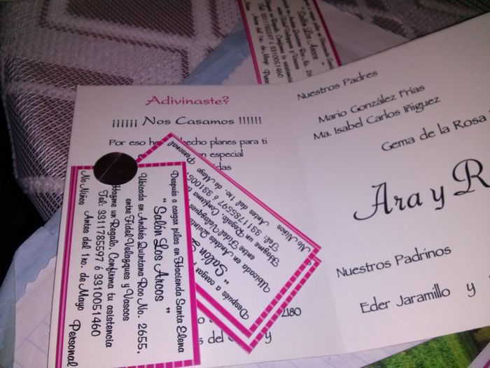A 56 dias nuestras invitaciones - 2