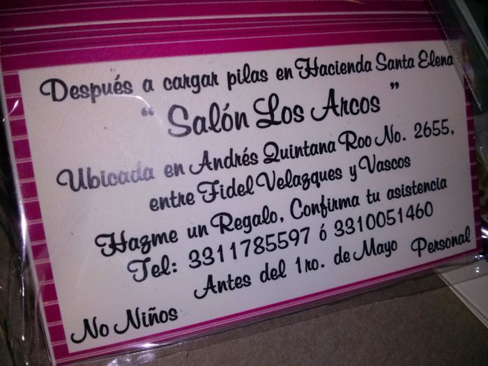 A 56 dias nuestras invitaciones - 3