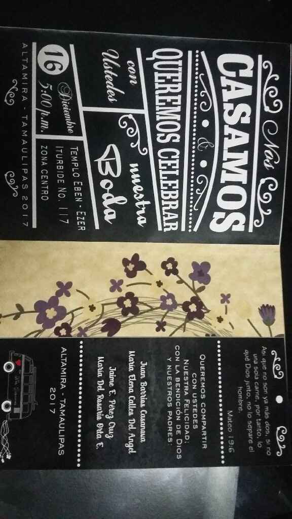  y con ustedes... Nuestras Invitaciones 😍💜 - 2