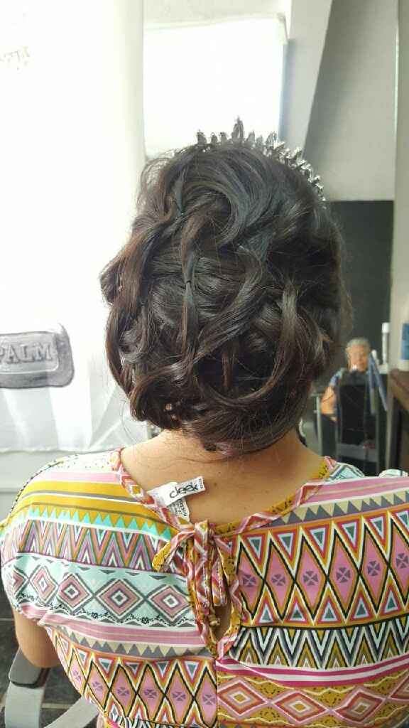  Prueba de maquillaje y peinado 💇💅👄❤😍👰 - 3