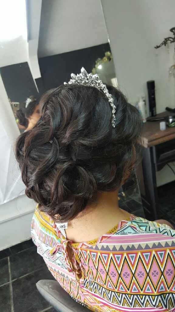 Prueba de maquillaje y peinado 💇💅👄❤😍👰 - 4