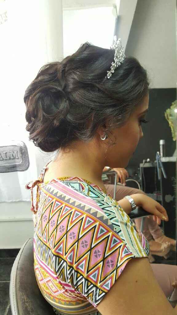  Prueba de maquillaje y peinado 💇💅👄❤😍👰 - 5