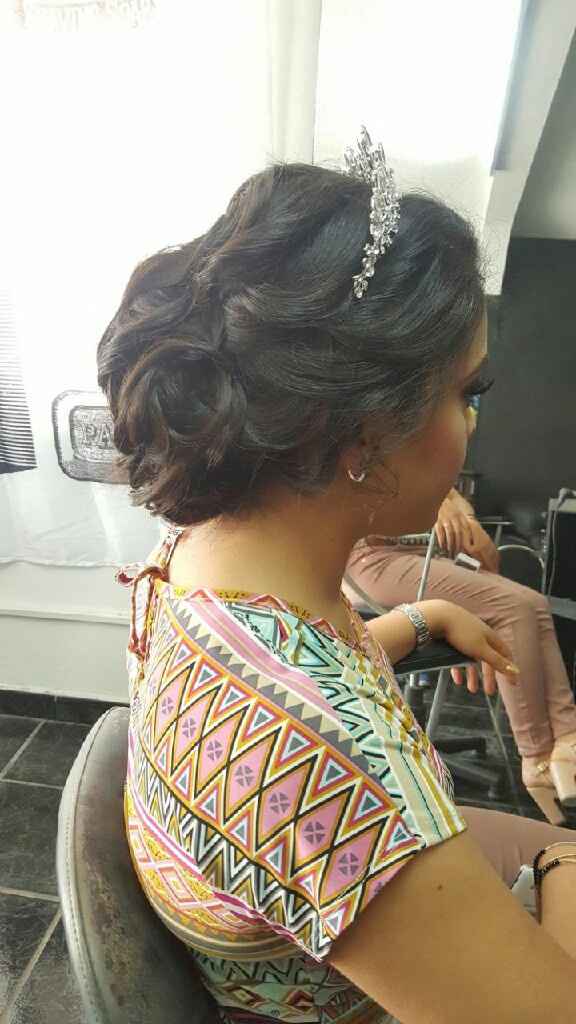  Prueba de maquillaje y peinado 💇💅👄❤😍👰 - 6