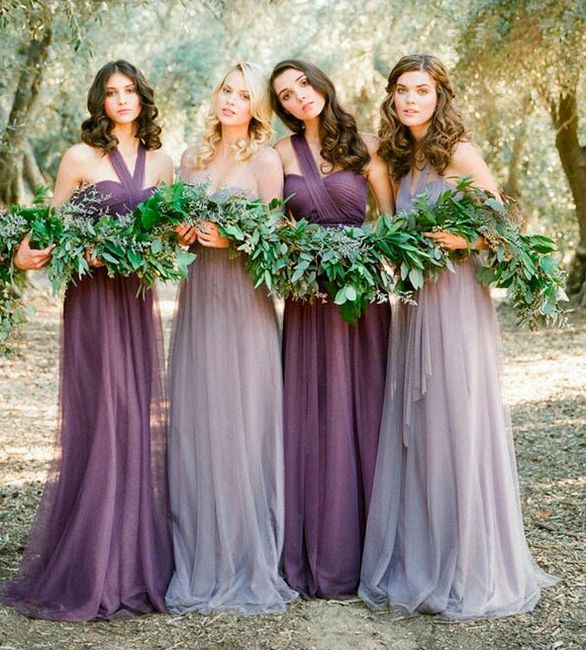 Color del vestido de damas ¿? - 1
