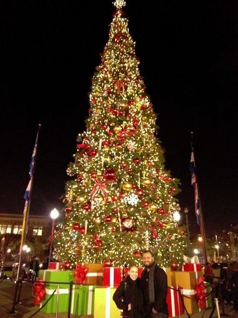El arbol de Navidad en Pier 39