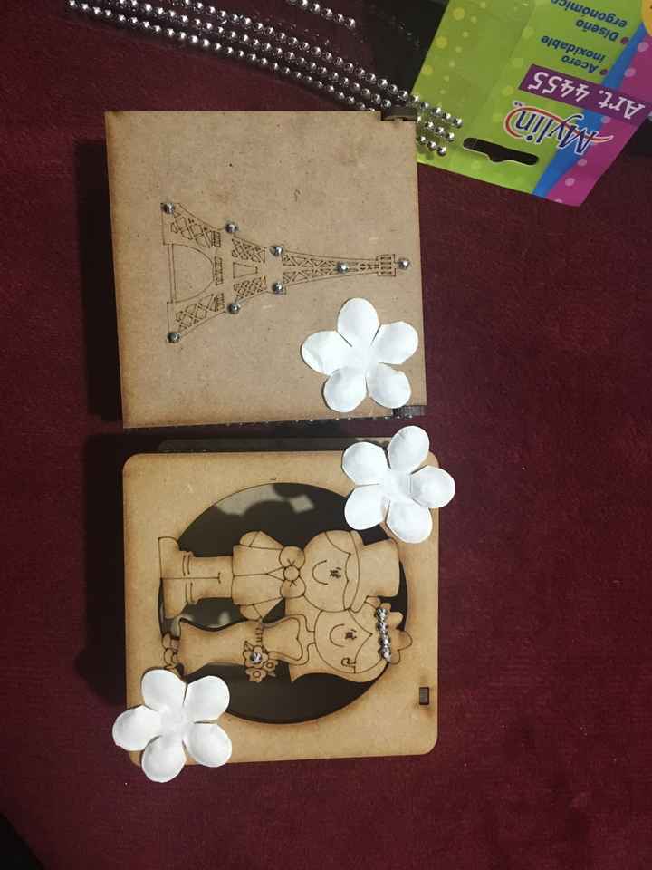 Cajitas para padrinos y temática de boda 😊 - 2