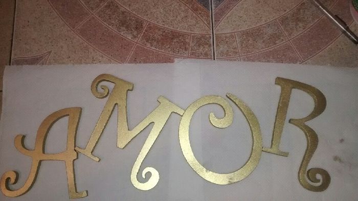 Mis letras dy en dorado, lindas! - 3
