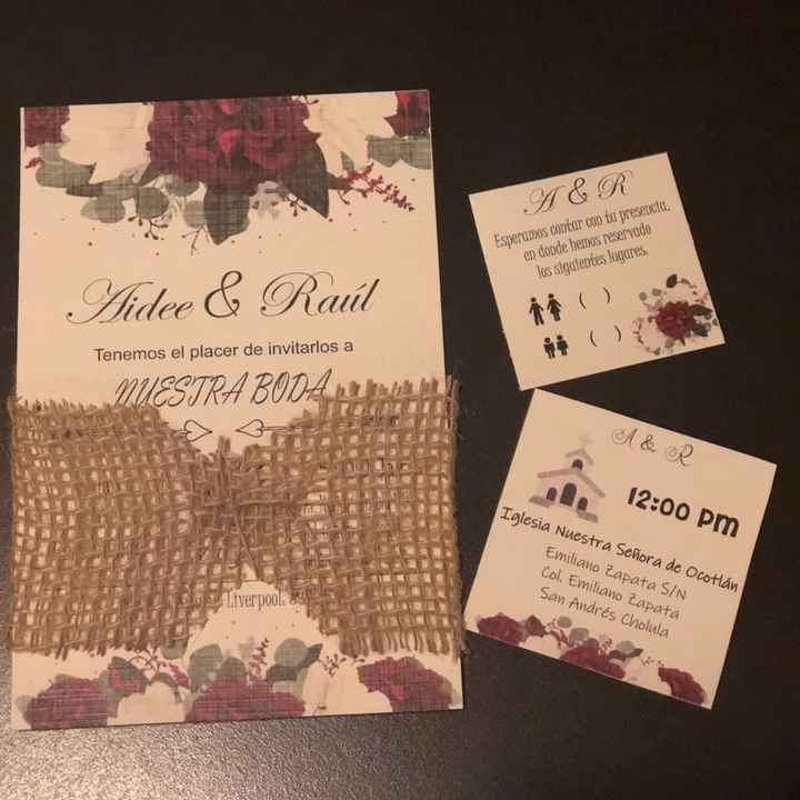 Invitaciones para boda 👰🏻 🎩 - 1