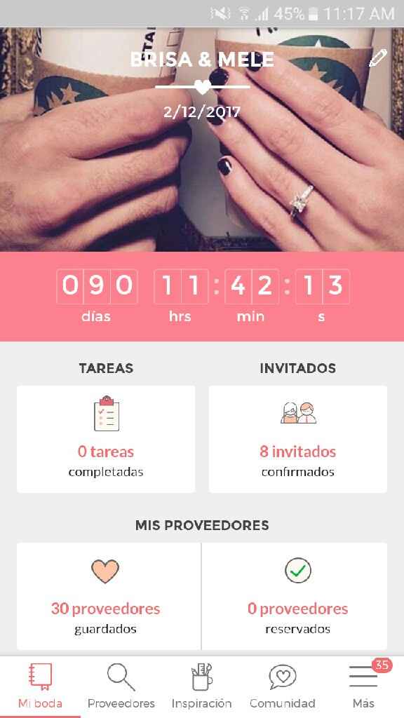  Cuanto tiempo falta para su gran día 😍😍😍 - 1