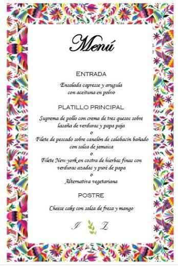Mi menu Izkalotzin & Zlatko 2-2-2019