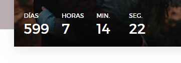 La cuenta REGRESIVA!