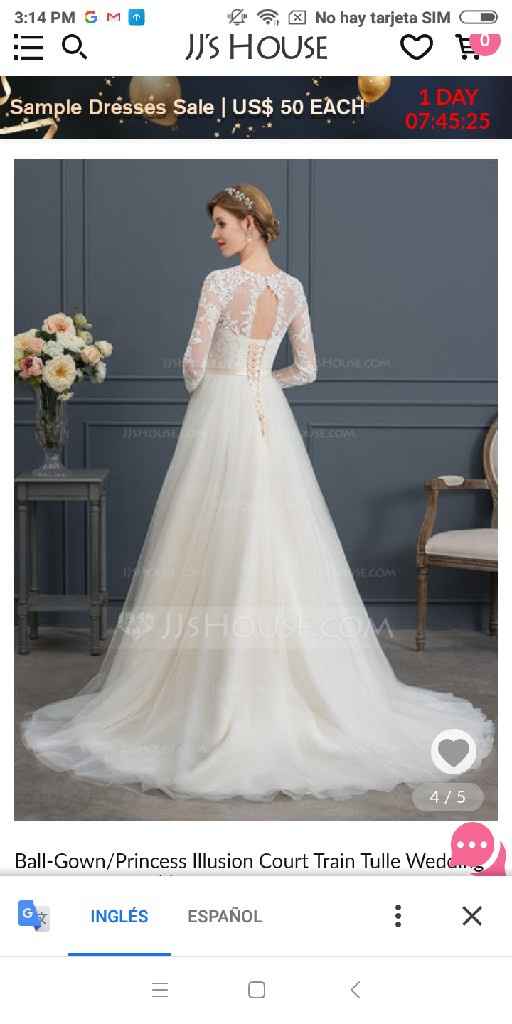 Vestido de novia 👰🏽 por internet (reseñas) - 1