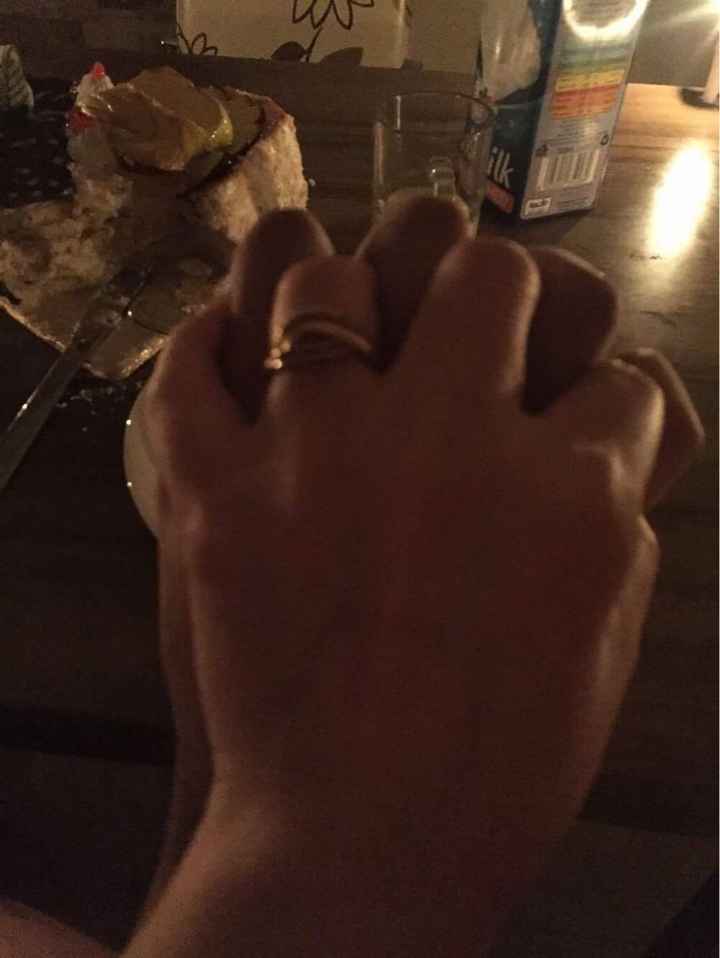 ¿cómo es su anillo de compromiso? - 1