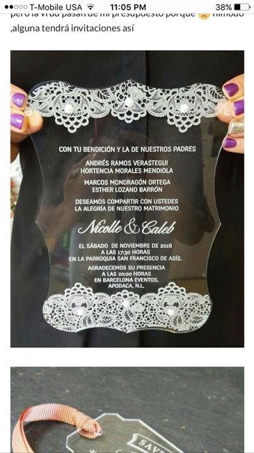 Tipos de invitaciones para una boda - 1