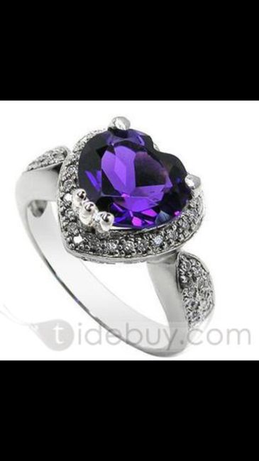 anillos de compromiso con amarillo 10