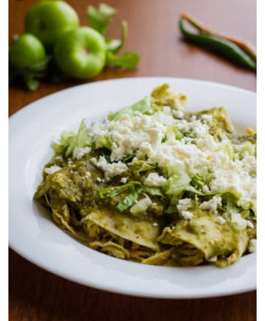 Mi platillo Master Chef- Enchiladas Verdes 1