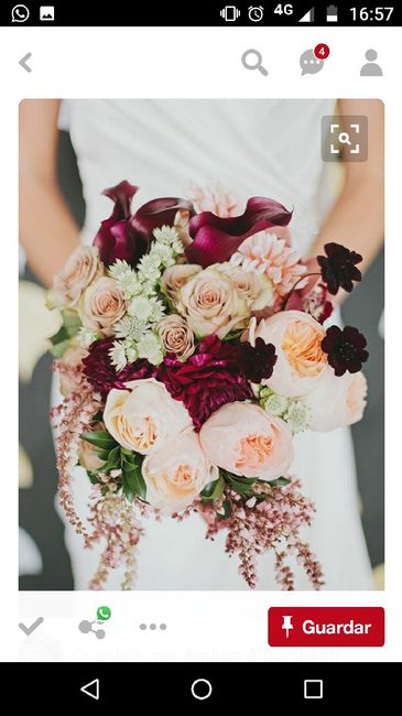 Combinaciones de colores en guindo y blanco - 1