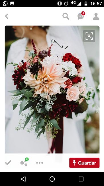 Combinaciones de colores en guindo y blanco - 2