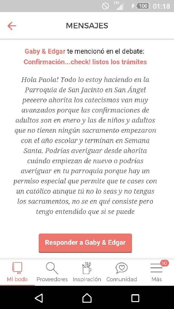 Ayudaaaa me quiero casar por la iglesia pero no tengo ningún sacramento...!!!!! - 1