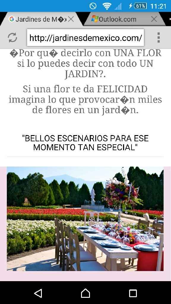 Alguien se ha casado en jardines de méxico???? - 2