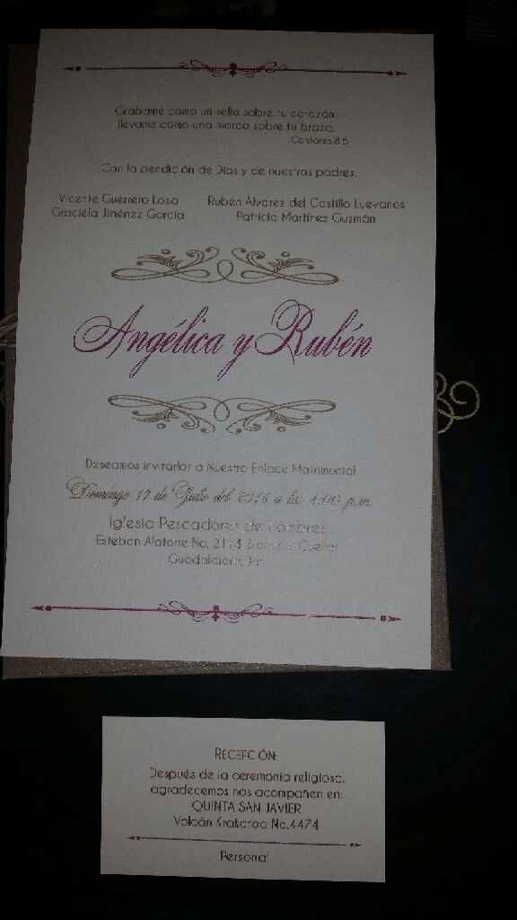 Mis invitaciones!! - 2