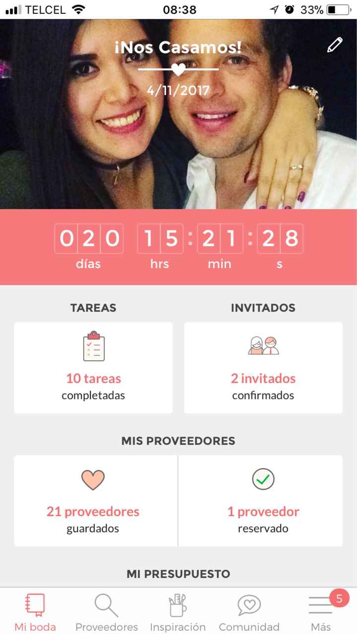 ¿Cuántos días faltan para tu día B? - 1