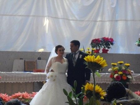 En el altar