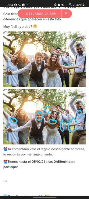 Descubre las 7 diferencias y gana un REGALO DE BODA🎁 - 1