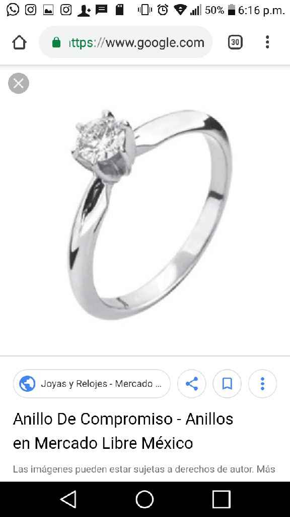 Si hubieras podido elegir el anillo de compromiso.. - 1