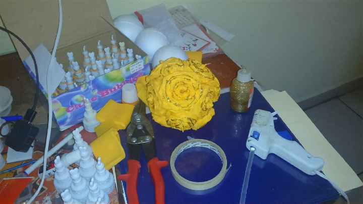 Flores para árbol  mesa de centro - 1