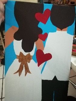 este cuadro es el que yo estoy pintando!!! las firmas van en todo lo blanco 