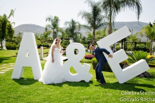 Letras gigantes para las fotos!