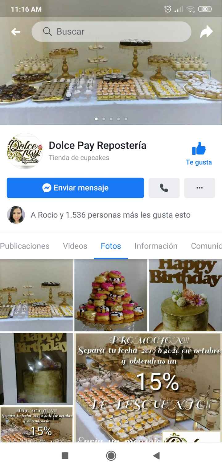 Mesa de postres ¿? - 2