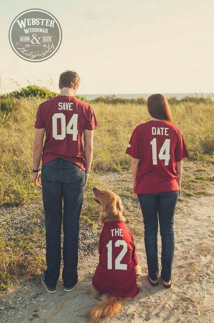 Save the date con perros - 2