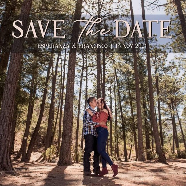 Anunciamos el Save the Date ♡ 2