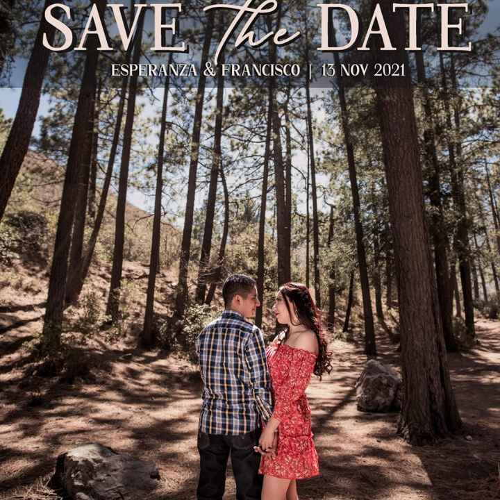 Anunciamos el Save the Date ♡ - 1