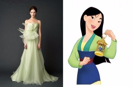 vestido novia disney