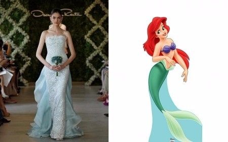 vestido novia disney